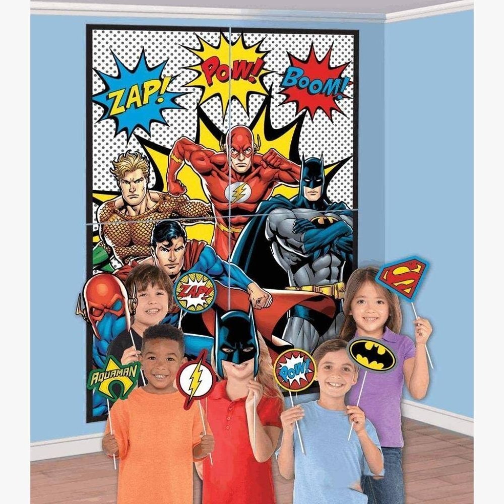 NEW WARNER BROS Justice League Heroes Unite Birthday Party Supplies
